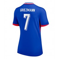 Camiseta Francia Antoine Griezmann #7 Primera Equipación para mujer Eurocopa 2024 manga corta